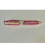 Pink Pastel Bliss Swarovski Crystal Pen w/Case Extra Cartilage Extra Crystals - $24.99