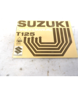 1971 Suzuki T125  Owners Manual  Original - €40,78 EUR