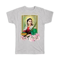 Saint Lucy : Gift T-Shirt Catholic Religious Virgin Religion Classic Faith - £14.33 GBP