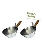 Kraft Tool Galvanized Steel Bucket Scoop- 2 pack - £23.52 GBP