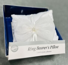 Wilton Ring Bearer’s Pillow, Satin &amp; Organza, In Box - £8.99 GBP