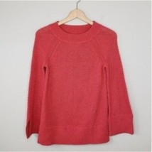 NWT Ann Taylor LOFT | Red-Orange Textured Pullover Sweater, size XS - £19.13 GBP