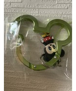 Mickey face carabiner green rubber charm - $37.66 CAD