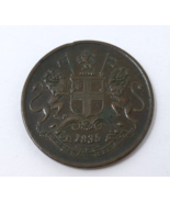 India British 1835 East India Company ¼ Anna Copper Coin - $24.49