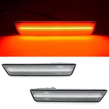 Octane Lighting Clear Rear Side Red LED Marker Light Lens Pair for 08-14 Charger - $39.55