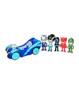 PJ Masks Cat-Car Toy Hero Vehicle Catboy Owlette Gekko Ninja Romeo 5 Fig... - £14.67 GBP