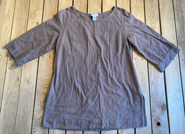 Soft surroundings Women’s 3/4 Sleeve lightweight tunic Size M IN brown D2 - £13.02 GBP