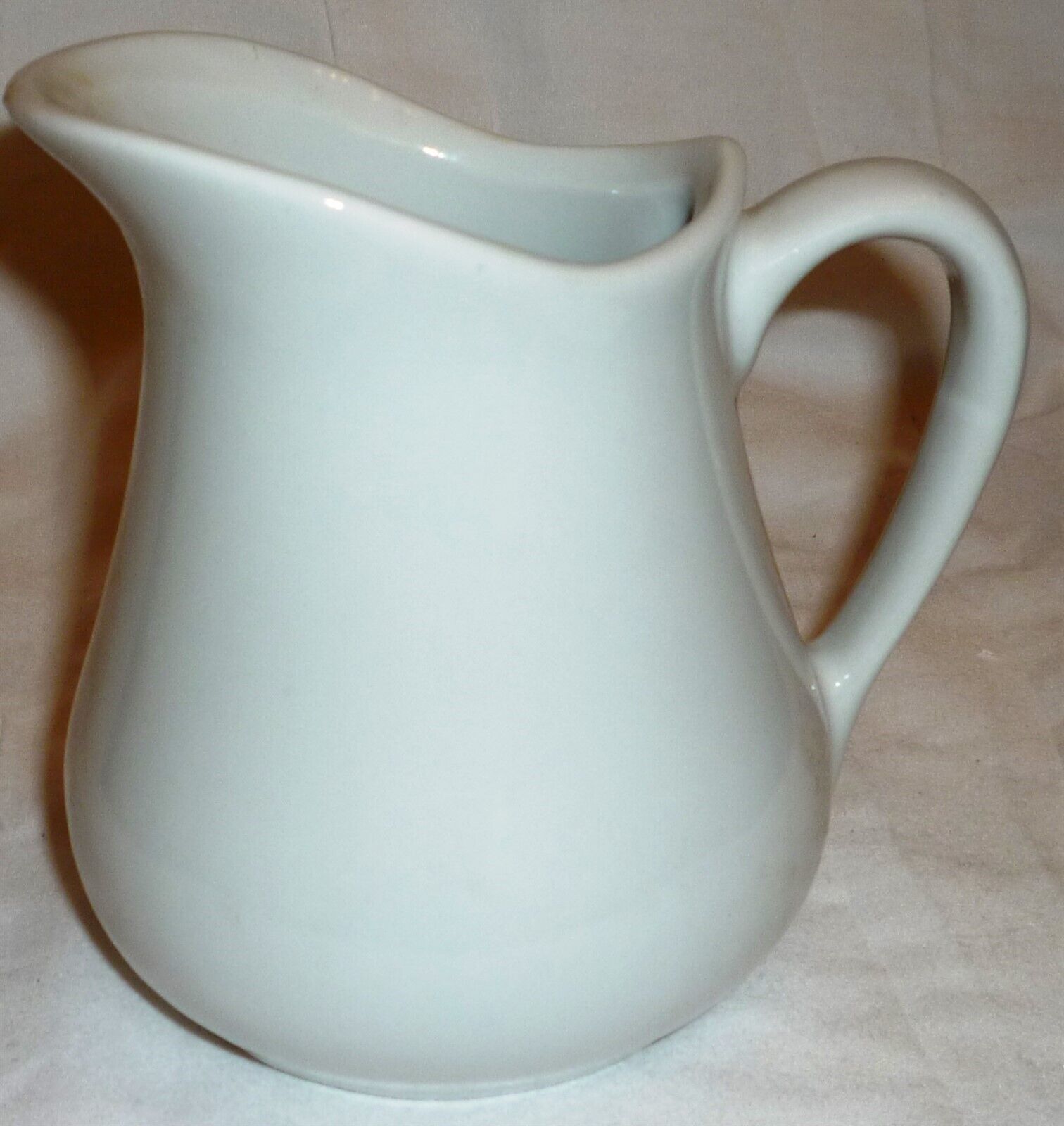 CRATE &amp; BARREL BIA CORDON BLEU WHITE PORCELAIN CHINA CREAMER BRAZIL - $12.00