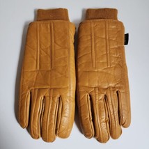 Gore Tex Skiwear Brown Leather Gloves Mens Size Large Thinsulate - $16.82