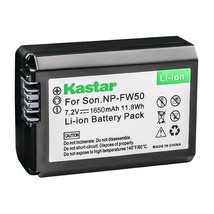Kastar Battery (1-Pack) for Sony NP-FW50 BC-VW1 BC-TRW and Sony Alpha 7 a7 a7R a - $18.99