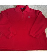 Los Angeles Angels Baseball Fleece Sweatshirt Mens L Zipper And Pockets USA - $837.77 MXN