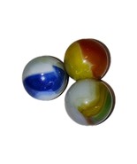 3 Large 0.70&quot; Glossy Marbles - $363.21 MXN
