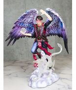 Air Elemental Magic Wizard Sorcerer Bending The Clouds W/ Acrylic Dragon... - €72,98 EUR