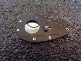 Xikar Cigar Cutter, Aluminum body, Double guillotine, Black No Box - £60.09 GBP