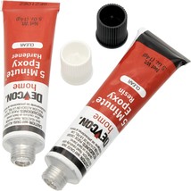 Devcon Home Fast Set 5-Minute Clear Colorless Epoxy Adhesive Glue 1 fl oz - £8.30 GBP