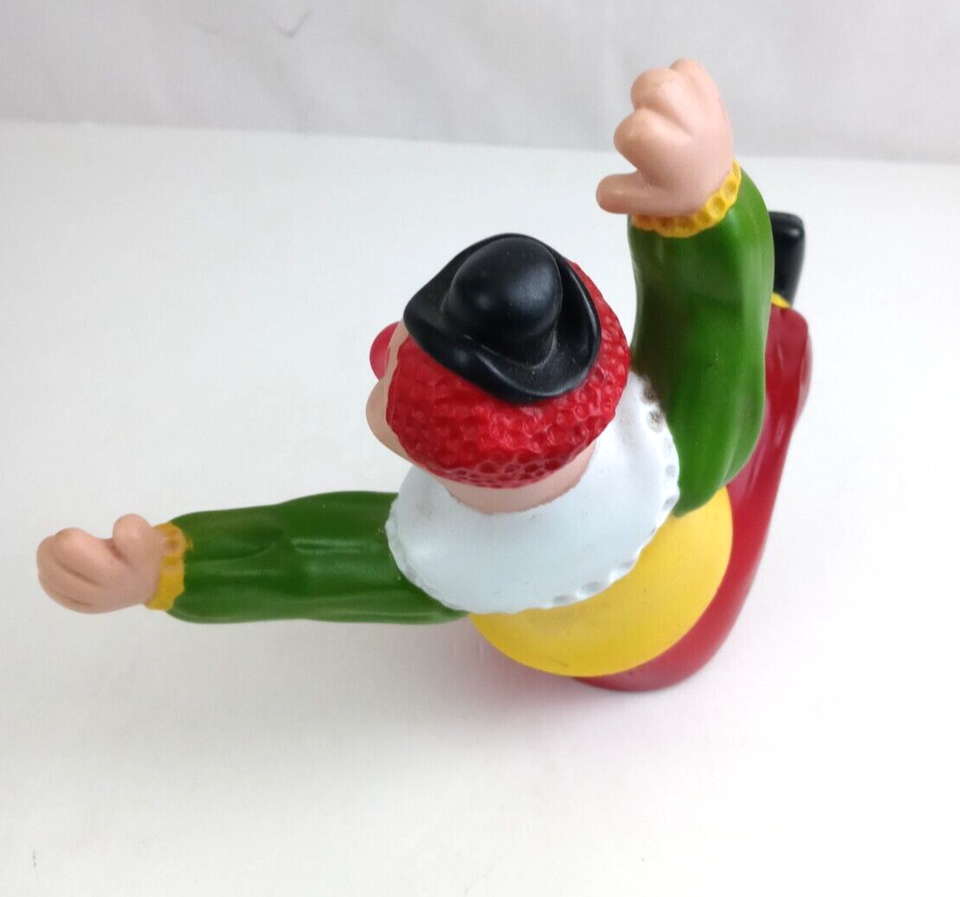 Vintage 1978 Nursery Originals Brightly Colored Children's Plastic 9" Clown Item image 8