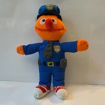 Nanco Sesame Street Ernie Stuffed Animal 2005 Police Officer Kids Toy Plush - £7.76 GBP