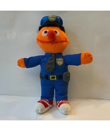 Nanco Sesame Street Ernie Stuffed Animal 2005 Police Officer Kids Toy Plush - £7.77 GBP