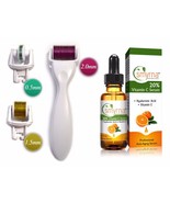 DERMA-CIT® 3-In-1 Derma Roller Skincare Kit Titanium Roller (0.5-1.5- 2.... - $61.54 CAD