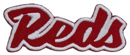 Cincinnati Reds Text Embroidered Applique Iron On Patch Various Sizes Cu... - $6.87+