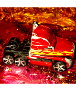 2002 Vintage Mattel red semi truck with fire stripes - $33.85 CAD