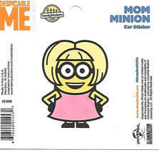 Despicable Me Mom Minion Figure Peel Off Car Sticker Decal NEW UNUSED - £2.36 GBP