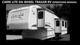 CARRI LITE by Carriage Trailer 5th Wheel Operations Manual for RV Camper... - €21,41 EUR