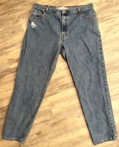Vtg Levi’s 550 Classic Relaxed Tapered Women&#39;s Size 18M 100% Cotton Mom Jeans - £15.12 GBP