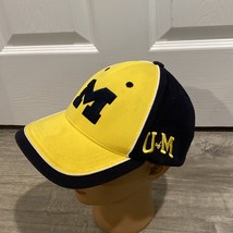 University of Michigan Wolverines U of M Captivating Adjustable Hat Cap - £11.11 GBP
