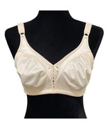 Vintage Bali Bra Size 38C Beige Unlined Unpadded Wirefree Style 3820 - £15.89 GBP