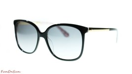 Kate Spade Women Sunglasses Mackenzee 0UYY Black Pattern Red Dark Gray L... - $82.45