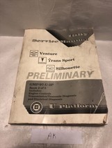 1997 Service Manual Venture Trans Sport Silhouette Shop Parts Vol 2 GMP/97-U-2P - £3.91 GBP