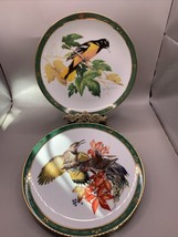 Roger Tory Peterson Songbirds Plates Set of 2 Flickers&amp;Baltimore Orioles USA - £10.18 GBP