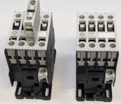 Lot of 2 GE CL00A310T Contactors + Qty 1 BCLF10 Aux Contact - $44.54