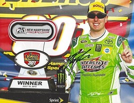 Autographed 2015 Kyle Busch #18 Interstate Batteries Racing New Hampshire Race W - £77.94 GBP