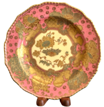 Gorgeous Royal Crown Derby Antique Raised Gold Decor English Porcelain Plate - £315.02 GBP