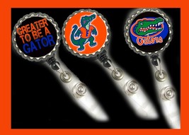 Florida Gators lot of 3 work Retractable badge Reel ID Holder Nurse Dr Rt cna RN - £11.46 GBP