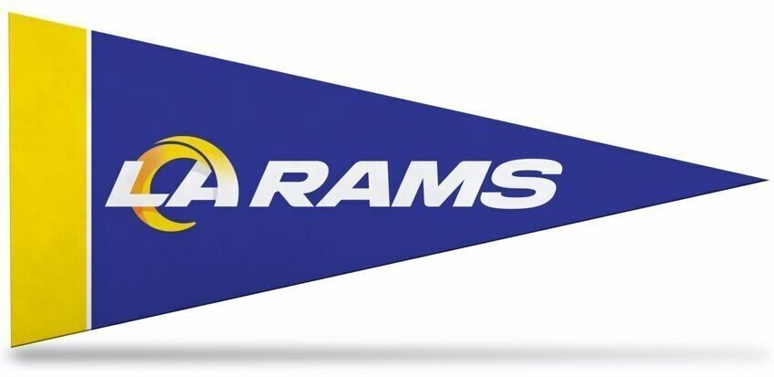 Primary image for Los Angeles Rams NFL Felt Mini Pennant 4" x 9" Banner Flag Souvenir NEW