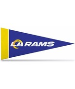 Los Angeles Rams NFL Felt Mini Pennant 4&quot; x 9&quot; Banner Flag Souvenir NEW - £2.91 GBP