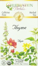 Celebration Herbals Thyme Leaf Tea Organic 24 Bag, 0.02 Pound - £11.56 GBP