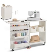 VEVOR Folding Sewing Table Multipurpose Sewing Machine Table with Compact  - $2,412.83 MXN
