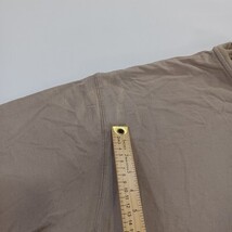 Carhartt K84DES 3-Button Men's 2XL Brown Cotton Henley Shirt Short Sleeve Pocket image 6