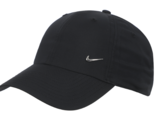 Nike Dri-Fit Club Metal Swoosh Cap Unisex Sportwear Hat Black NWT FB5372... - £38.85 GBP