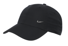 Nike Dri-Fit Club Metal Swoosh Cap Unisex Sportwear Hat Black NWT FB5372... - £38.93 GBP