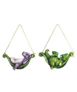 Dragon 71938 Mini Figurine 2 PC Garden Swinger Indoor Outdoor Ornament 4&quot; H - $19.79