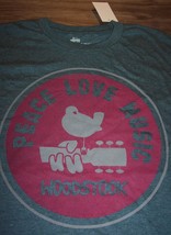 Woodstock Peace Love Music Festival Concert T-Shirt Medium New w/ Tag - £15.92 GBP