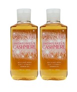 2 Bath &amp; Body Works SNOWFLAKES &amp; CASHMERE Body Wash Shower Gel 10 oz - $23.47