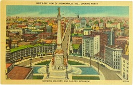 Postcard, Indianapolis, Indiana, Soldiers&#39; and Sailors&#39; Monument - £7.81 GBP