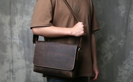 Men Shoulder bag &amp; Cow Leather Shoulder Bag - $140.00