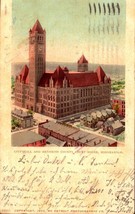 Minneapolis MN City Hall and Hennepin County Court House c1903 Postcard BK57 - £8.74 GBP